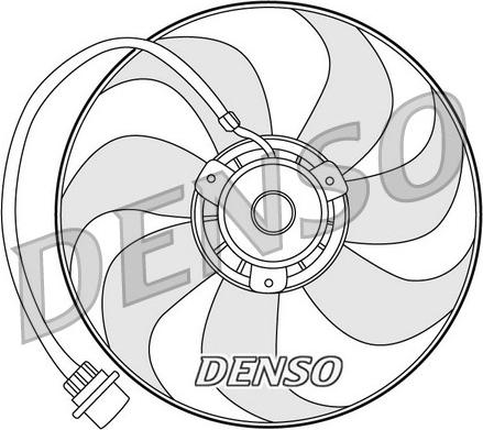 Denso DER32001 - Вентилятор, охлаждение двигателя autospares.lv