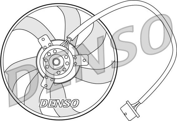 Denso DER32003 - Вентилятор, охлаждение двигателя autospares.lv
