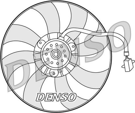Denso DER32007 - Вентилятор, охлаждение двигателя autospares.lv