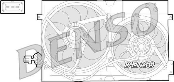 Denso DER32010 - Вентилятор, охлаждение двигателя autospares.lv