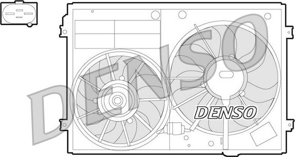 Denso DER32012 - Вентилятор, охлаждение двигателя autospares.lv