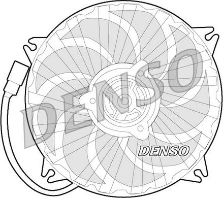 Denso DER21019 - Вентилятор, охлаждение двигателя autospares.lv