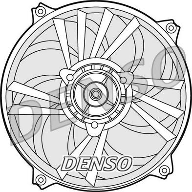 Denso DER21013 - Вентилятор, охлаждение двигателя autospares.lv