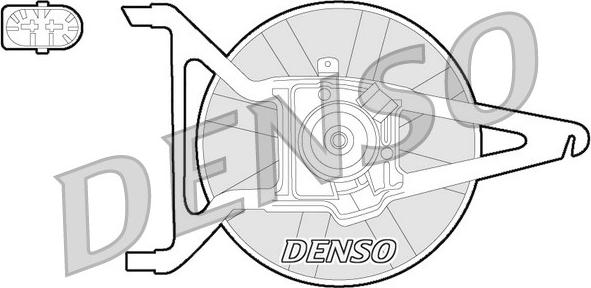 Denso DER21020 - Вентилятор, охлаждение двигателя autospares.lv