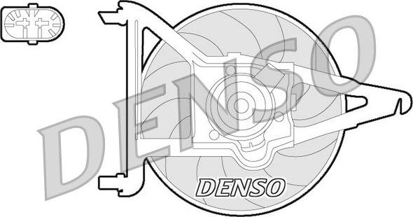 Denso DER21021 - Вентилятор, охлаждение двигателя autospares.lv