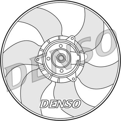 Denso DER23001 - Вентилятор, охлаждение двигателя autospares.lv