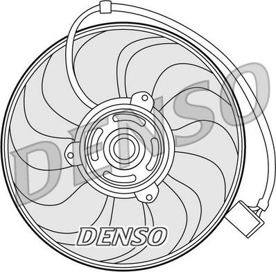 Denso DER27001 - Вентилятор, охлаждение двигателя autospares.lv