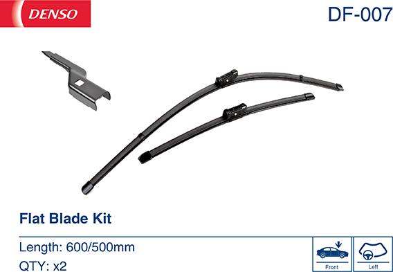 Denso DF-007 - Щетка стеклоочистителя autospares.lv