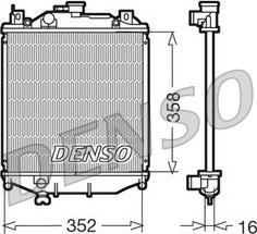 Denso DRM47005 - Радиатор, охлаждение двигателя autospares.lv