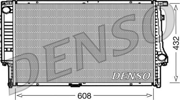 Denso DRM05061 - Радиатор, охлаждение двигателя autospares.lv
