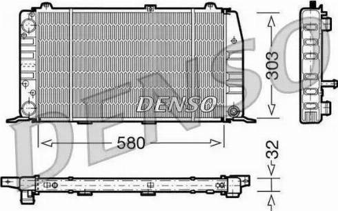 TEMPEST TP.15.60.4361 - Радиатор, охлаждение двигателя autospares.lv