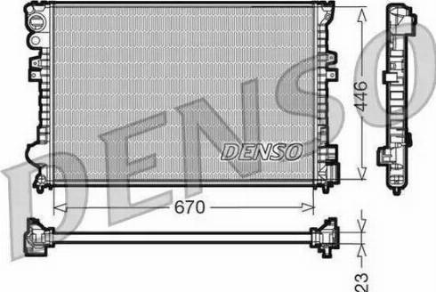 Ava Quality Cooling CN 2078 - Радиатор, охлаждение двигателя autospares.lv