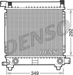 Denso DRM17028 - Радиатор, охлаждение двигателя autospares.lv