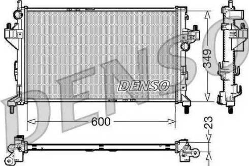 Ava Quality Cooling OL 2380 - Радиатор, охлаждение двигателя autospares.lv