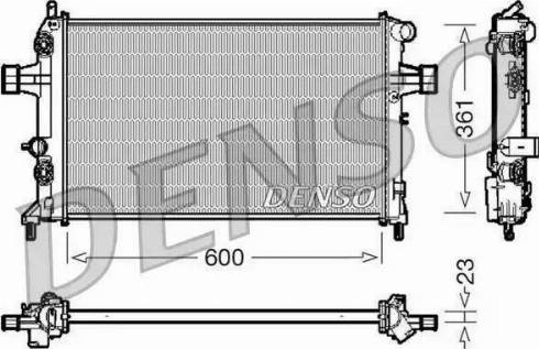 Nissens 63004A - Радиатор, охлаждение двигателя autospares.lv