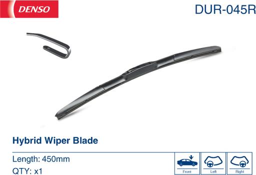 Denso DUR-045R - Щетка стеклоочистителя autospares.lv