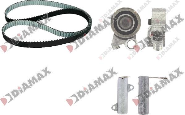 Diamax A6056 - Комплект зубчатого ремня ГРМ autospares.lv