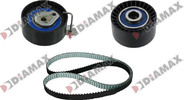 Diamax A6058 - Комплект зубчатого ремня ГРМ autospares.lv