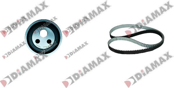 Diamax A6052 - Комплект зубчатого ремня ГРМ autospares.lv