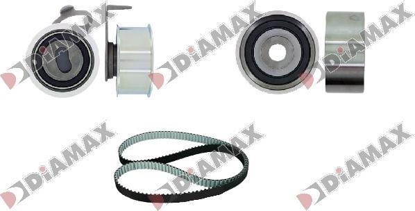 Diamax A6057 - Комплект зубчатого ремня ГРМ autospares.lv