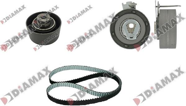 Diamax A6061 - Комплект зубчатого ремня ГРМ autospares.lv