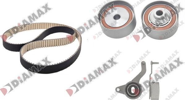 Diamax A6008 - Комплект зубчатого ремня ГРМ autospares.lv