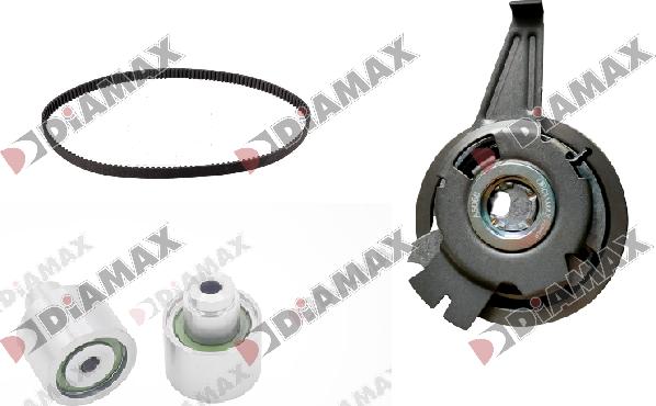 Diamax A6007 - Комплект зубчатого ремня ГРМ autospares.lv