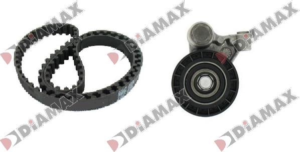 Diamax A6036 - Комплект зубчатого ремня ГРМ autospares.lv