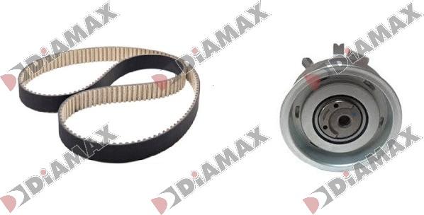 Diamax A6031 - Комплект зубчатого ремня ГРМ autospares.lv
