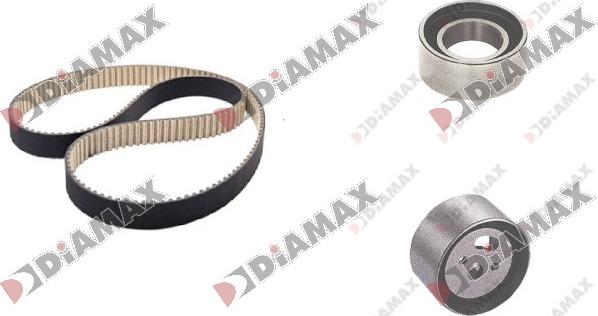 Diamax A6029 - Комплект зубчатого ремня ГРМ autospares.lv