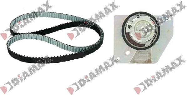 Diamax A6026 - Комплект зубчатого ремня ГРМ autospares.lv