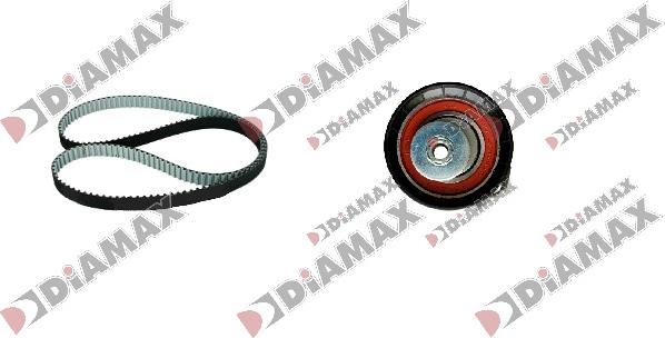 Diamax A6071 - Комплект зубчатого ремня ГРМ autospares.lv