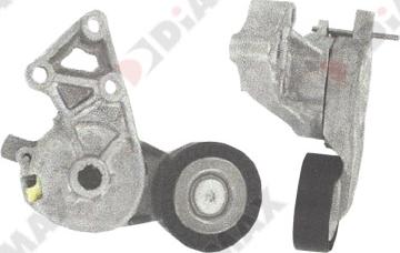 Diamax A3015 - Ролик, поликлиновый ремень autospares.lv