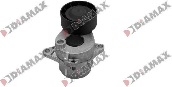 Diamax A3076 - Ролик, поликлиновый ремень autospares.lv