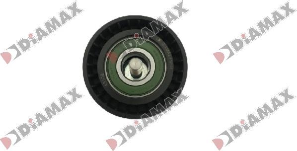 Diamax A3108 - Ролик, поликлиновый ремень autospares.lv