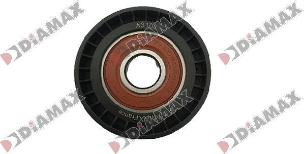 Diamax A3103 - Ролик, поликлиновый ремень autospares.lv