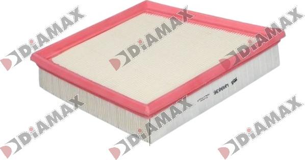 Diamax DA2992 - Воздушный фильтр, двигатель autospares.lv