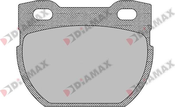 Diamax N09443 - Тормозные колодки, дисковые, комплект autospares.lv