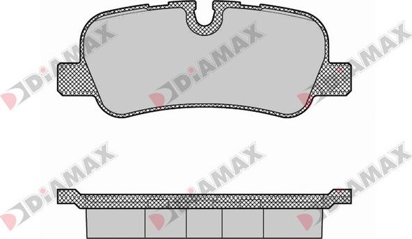 Diamax N09419 - Тормозные колодки, дисковые, комплект autospares.lv