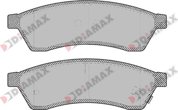 Diamax N09410 - Тормозные колодки, дисковые, комплект autospares.lv