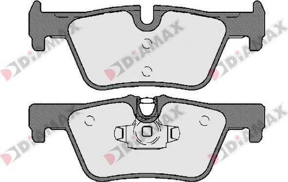 Diamax N09544 - Тормозные колодки, дисковые, комплект autospares.lv