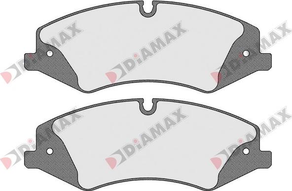 Diamax N09503 - Тормозные колодки, дисковые, комплект autospares.lv