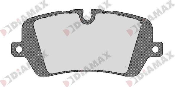 Diamax N09684 - Тормозные колодки, дисковые, комплект autospares.lv