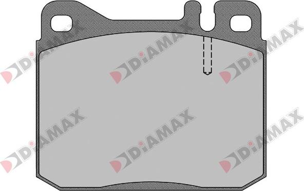 Diamax N09629 - Тормозные колодки, дисковые, комплект autospares.lv