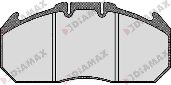 Diamax N09031 - Тормозные колодки, дисковые, комплект autospares.lv