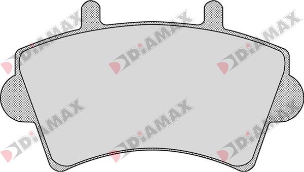 Diamax N09022 - Тормозные колодки, дисковые, комплект autospares.lv