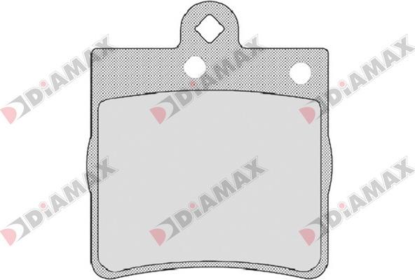 Diamax N09159 - Тормозные колодки, дисковые, комплект autospares.lv