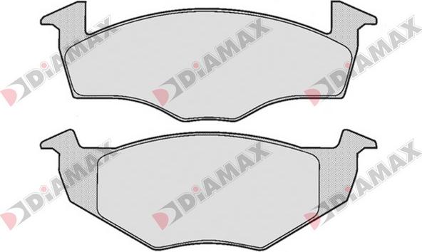 Diamax N09138 - Тормозные колодки, дисковые, комплект autospares.lv