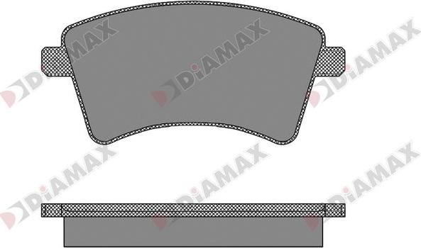 Diamax N09178 - Тормозные колодки, дисковые, комплект autospares.lv