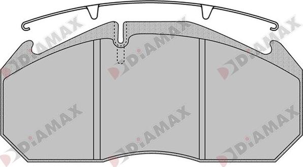 Diamax N09346 - Тормозные колодки, дисковые, комплект autospares.lv